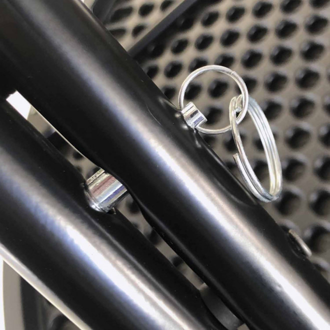 TABLE HAUTE PLIANTE RONDE PERSONNALISABLE 'TABPOP'