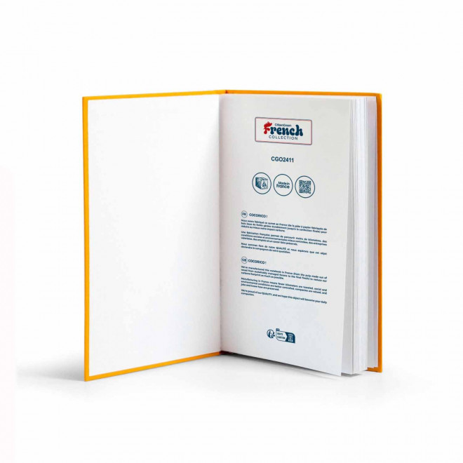 CARNET COUVERTURE RIGIDE PERSONNALISABLE 'FRENCHIE' 