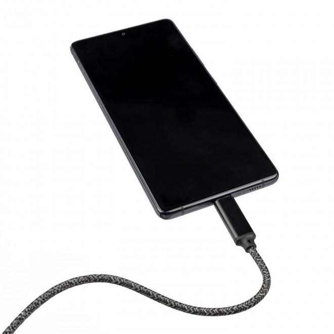 CABLE CHARGE PERSONNALISABLE EN NYLON 100W 'RIZE'