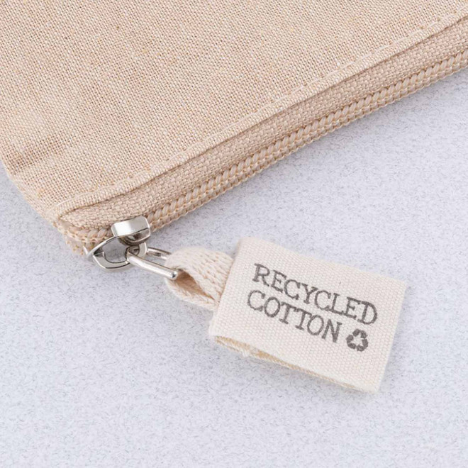 PORTE MONNAIE PERSONNALISE COTON RECYCLE 'BLAZE DENIM'