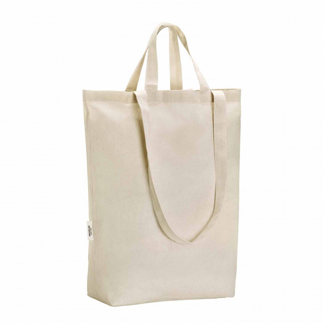 SAC SHOPPING RECYCLE DOUBLES ANSES PERSONNALISABLE 'CALOX'