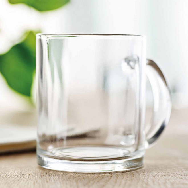 MUG EN VERRE PUBLICITAIRE 'SENSA FULL'