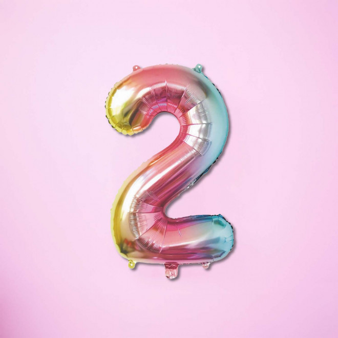 BALLON NUMERO EN MYLAR IRISE 'NUMBERZ'