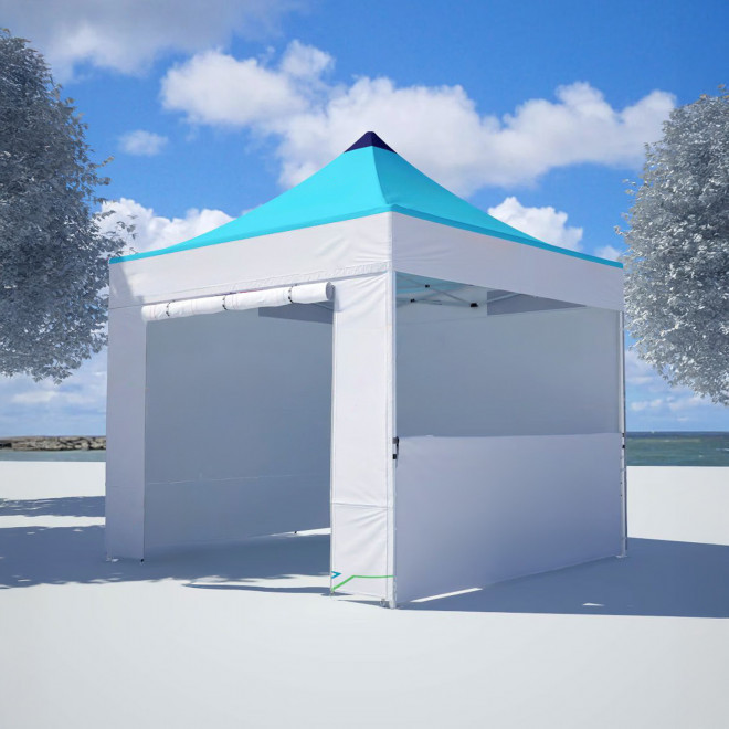 MUR PORTE CENTRALE TENTE 2x2 PERSONNALISE 'TELTA'