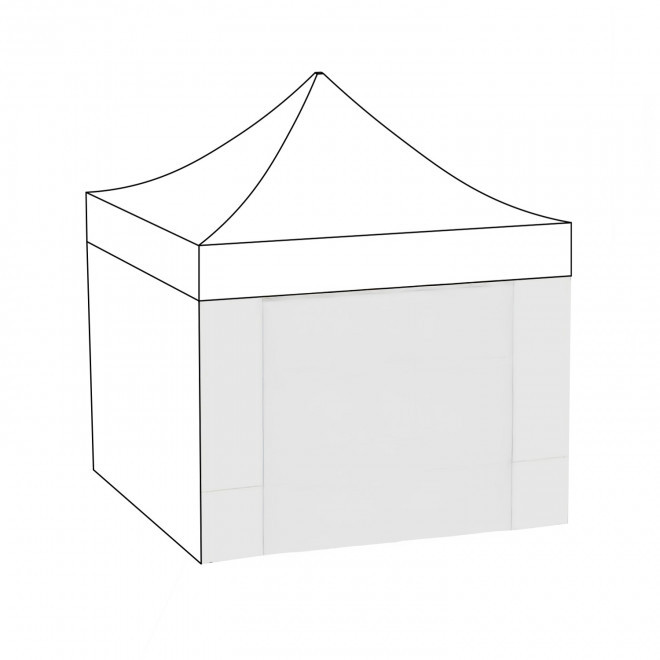 MUR PORTE CENTRALE TENTE 2x2 PERSONNALISE 'TELTA'