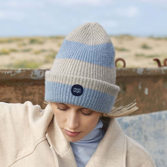 BONNET RAYE BI COLOR PERSONNALISE 'BIPIK'