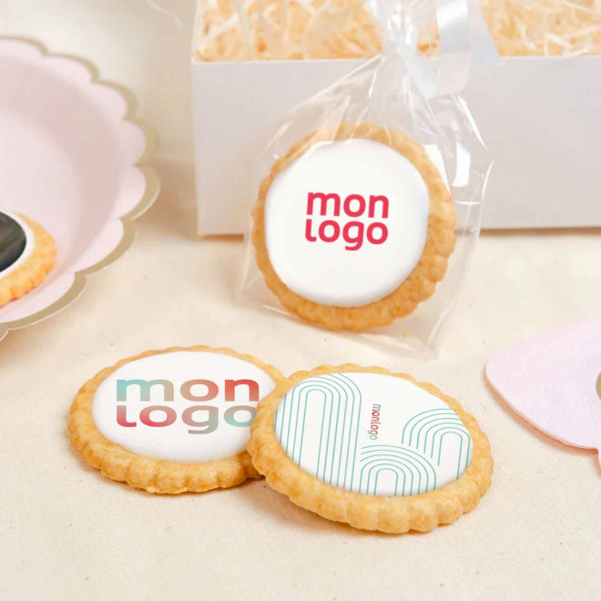 BISCUIT PERSONNALISE AVEC GLACAGE INDIVIDUEL 'LUCE'