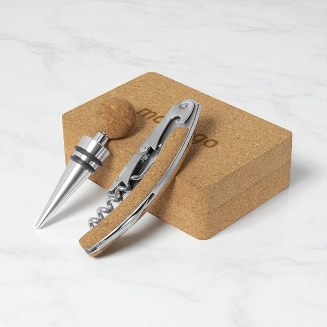 COFFRET A VIN 2 PIÈCES PERSONNALISE 'CHENONCEAU LIEGE'