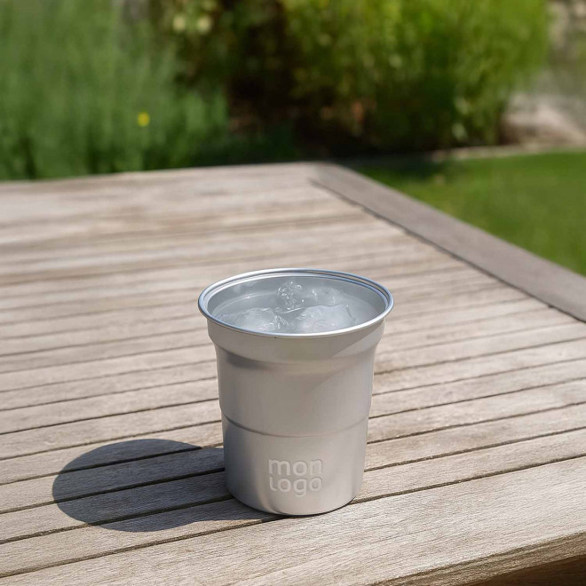 GOBELET ALU RECYCLE PERSONNALISE 50CL 'TUMKO'