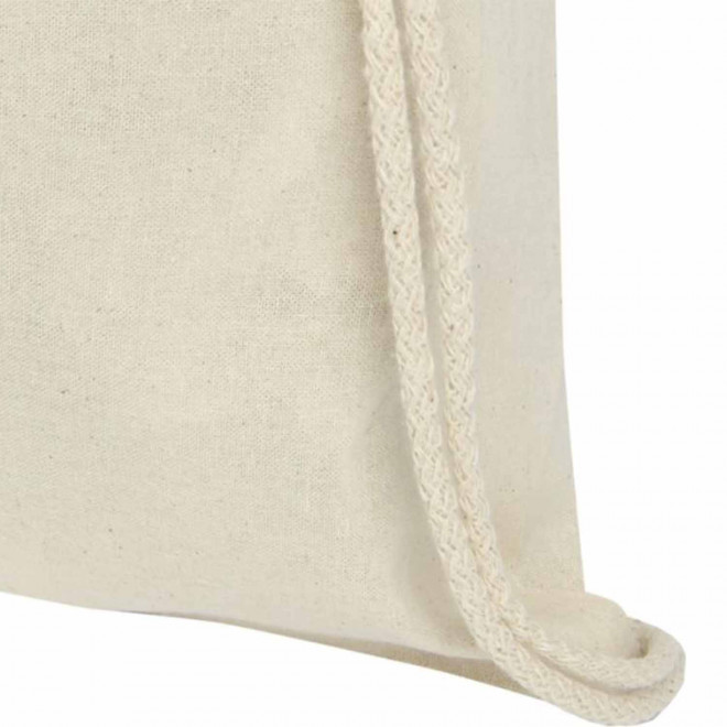 SAC CORDELETTE PERSONNALISE EN COTON ECRU 'RHIDA'
