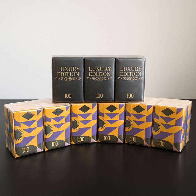 MINI PAQUET DE MOUCHOIRS PERSONNALISABLE 'TCHOUMA SHINE'