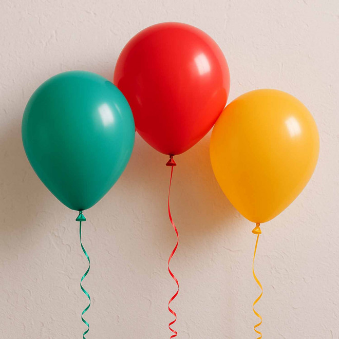 BALLON DE BAUDRUCHE PERSONNALISE ø27 CM 'LUFT QUADRI'