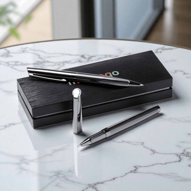 PARURE STYLO ET PORTE MINES PERSONNALISEE 'NAKA'