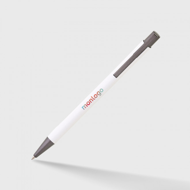 STYLO EN ALUMINIUM FIN PERSONNALISE 'MELEIS'