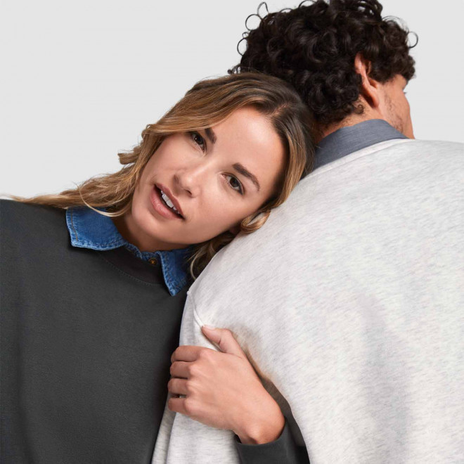 SWEAT SHIRT COL ROND MIXTE PERSONNALISABLE 'RAPHAEL'