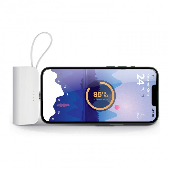 POWERBANK PERSONNALISABLE COMPACT 5000 MAH 'GUMA'