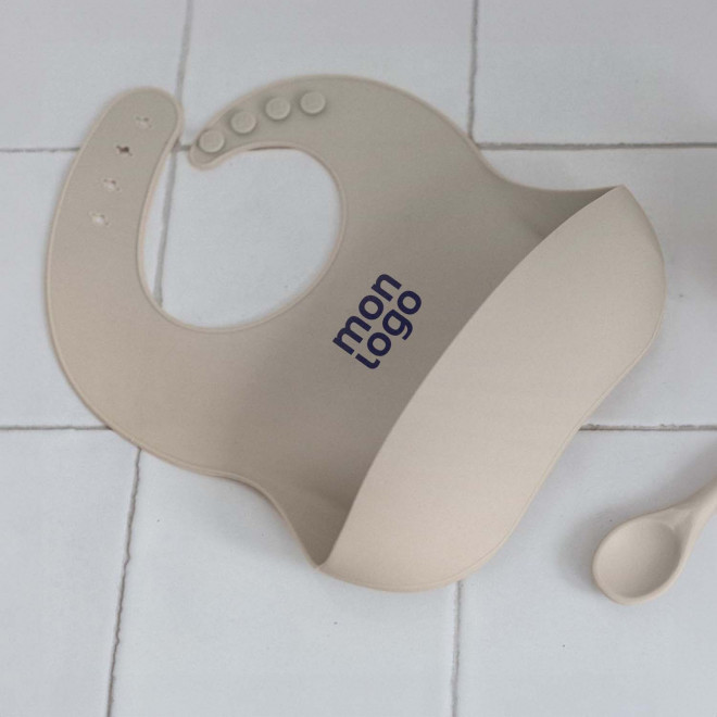 BAVOIR BEBE PERSONNALISABLE EN SILICONE 'PUREE'