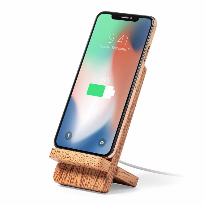 CHARGEUR SANS FIL EN COCO PERSONNALISABLE 'SUPPY'