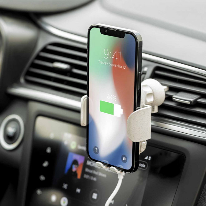 SUPPORT VOITURE INDUCTION 15W PERSONNALISABLE 'TRASLOCO'