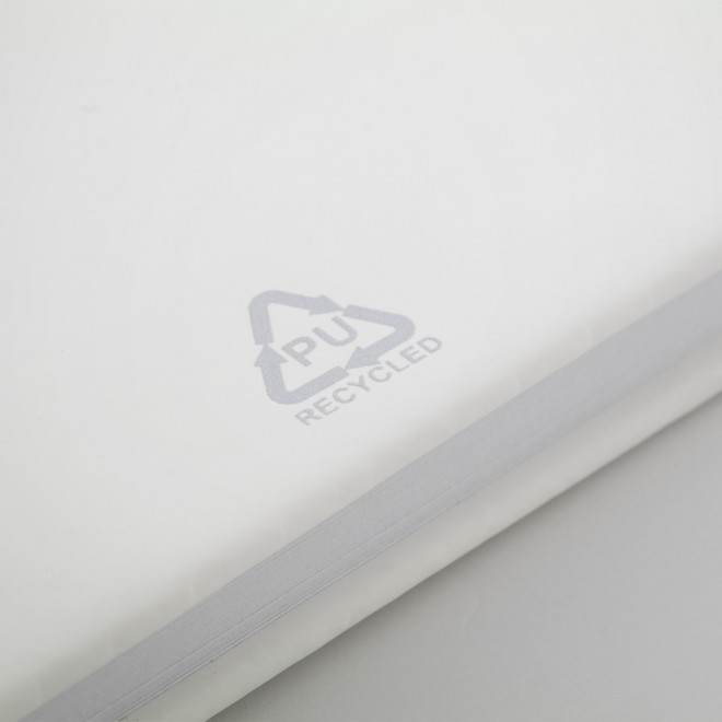 CARNET A6 PU RECYCLE NON LIGNE PERSONNALISABLE 'LUGGATE'