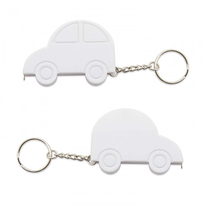 PORTE CLES PERSONNALISABLE METRE RUBAN 'DANO VOITURE 1M'