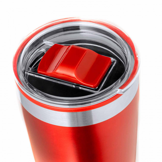 MUG ISOTHERME PERSONNALISABLE INOX RECYCLE  600ML 'RICLO'