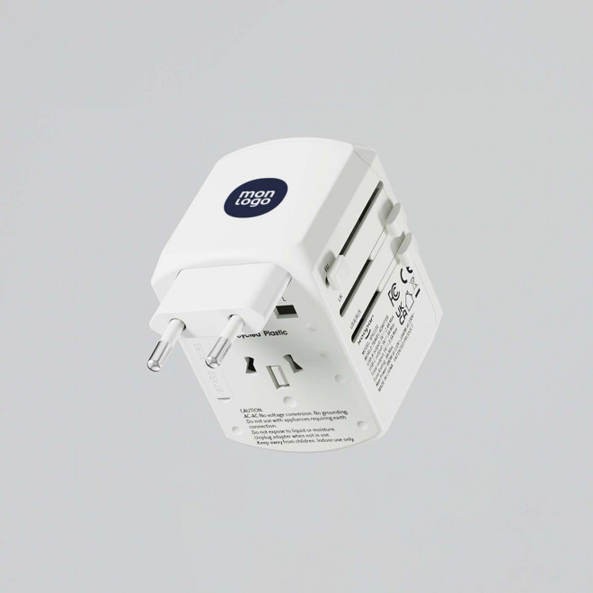  ADAPTATEUR DE VOYAGE PERSONNALISABLE 'TRIPPER'