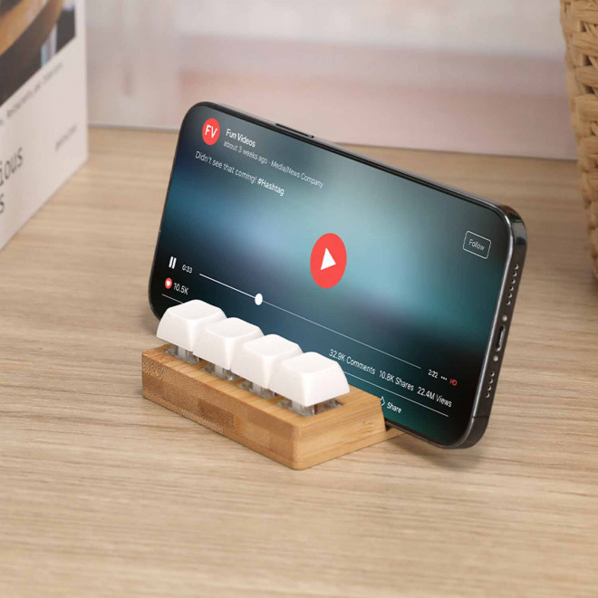 SUPPORT TELEPHONE ANTI STRESS PERSONNALISABLE 'TOUTCHA'