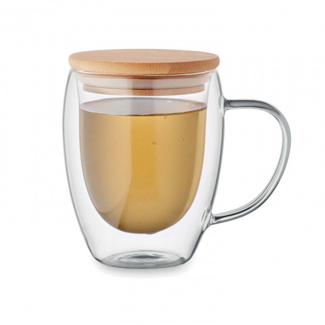 MUG VERRE DOUBLE PARROI 250 ML PERSONNALISABLE 'AFTA MINI'