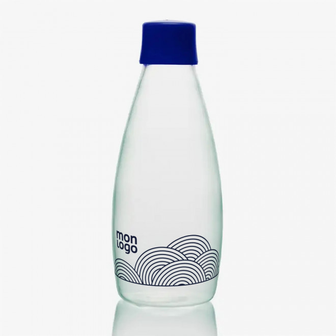 BOUTEILLE VERRE 800 ML PERSONNALISABLE 'GO 08'
