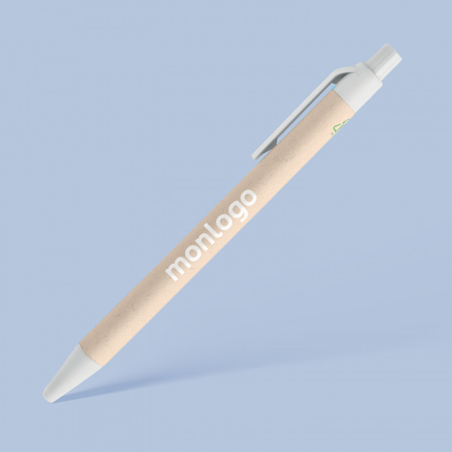 STYLO EN CARTON DE LAIT PERSONNALISABLE 'AMOSIS MILK'