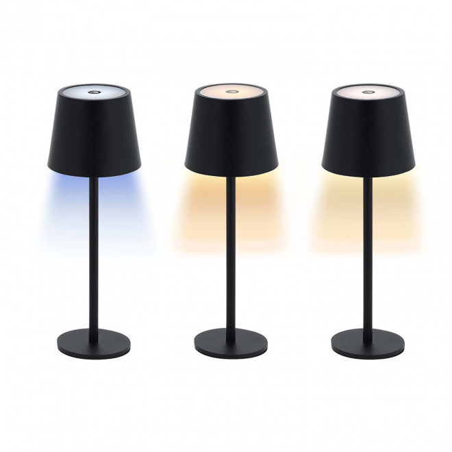 LAMPE DE TABLE PERSONNALISABLE RECHARGABLE 'LUMINOEU'