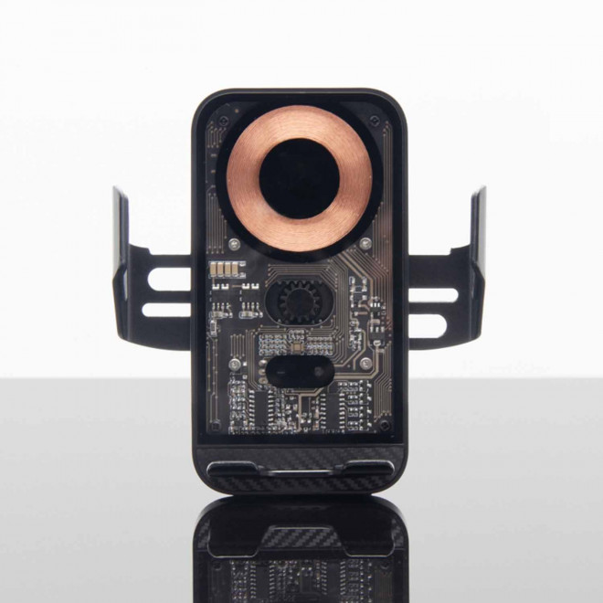 SUPPORT CHARGEUR DE VOITURE PERSONNALISABLE 15W 'CUIVROUT'