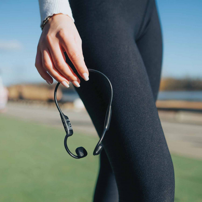 CASQUE A CONDUCTION OSSEUSE OPEN EAR PERSONNALISE 'RUNTEAM'