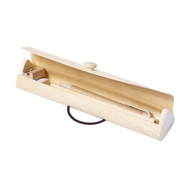 SET ECRITURE BOIS PERSONNALISABLE 'JUSTIN'