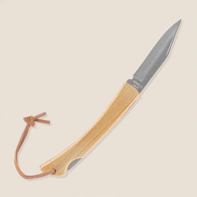 COUTEAU PLIABLE MANCHE BAMBOU PERSONNALISABLE 'HABAKA'