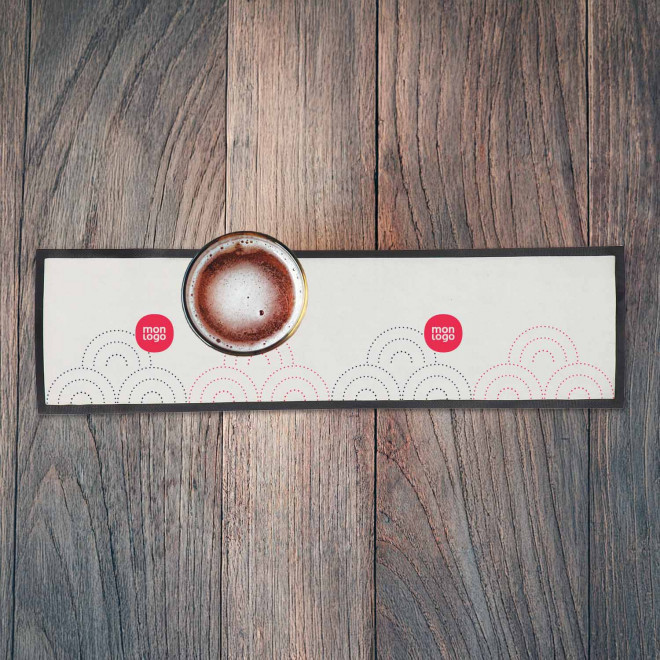 TAPIS DE BAR PERSONNALISABLE 'SOIRY'