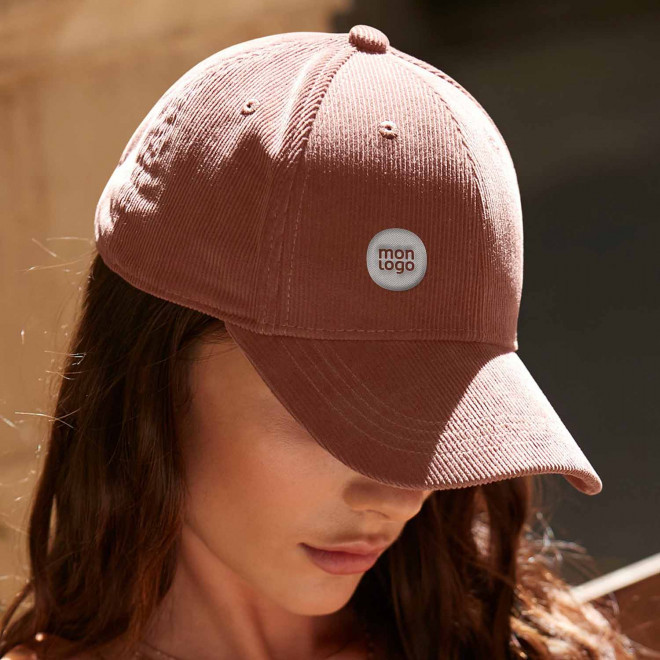 CASQUETTE CORDUROY PERSONNALISABLE 'CORD CLUB'