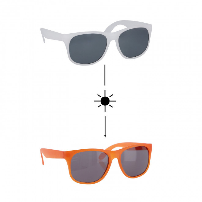 LUNETTES DE SOLEIL UV REACTIVE PERSONNALISABLE 'MADRINOS'