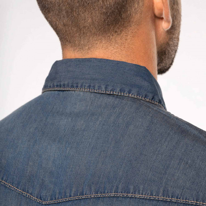 CHEMISE DENIM HOMME PERSONNALISABLE 'INDIGO RANGE'