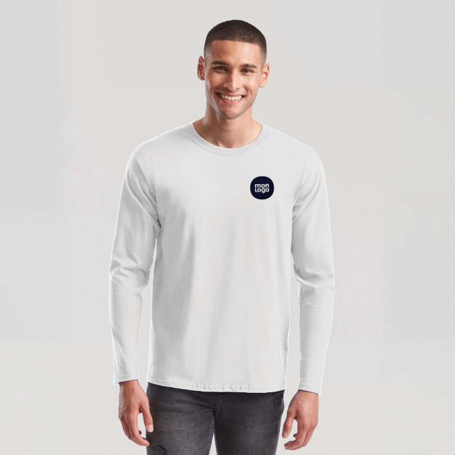 TEE SHIRT ML BLANC PERSONNALISE 'ICONIC 195 ML'