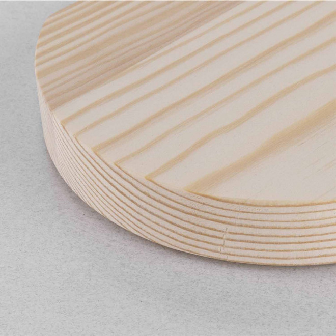 TROPHEE ROND EN BOIS PERSONNALISE 'POKAA'