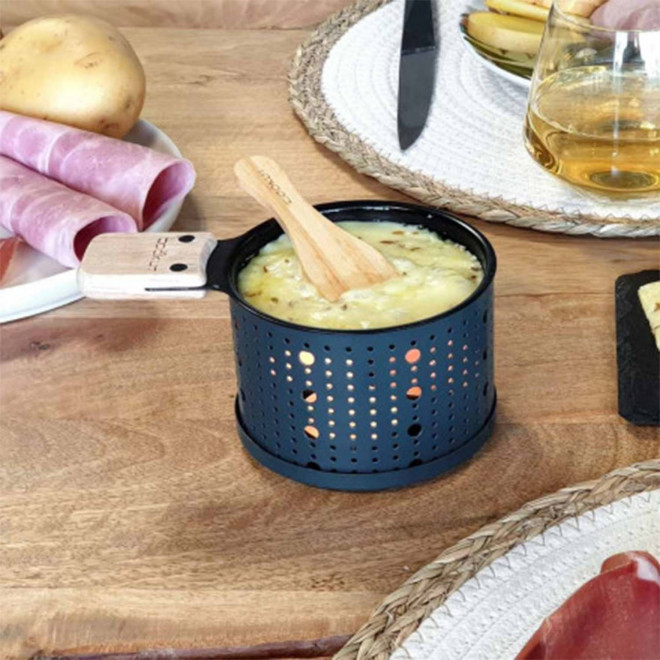 SET DE 2 RACLETTE A LA BOUGIE PERSONNALISABLE 'COOKUT'