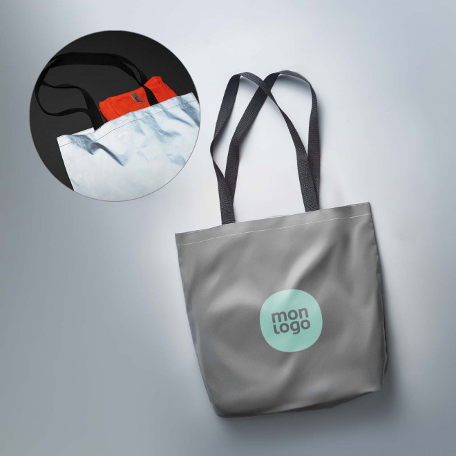 TOTE BAG REFLECHISSANT PERSONNALISE 'FRANK'
