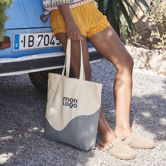 SAC SHOPPING PERSONNALISE COTON BICOUL 'MINAJ'