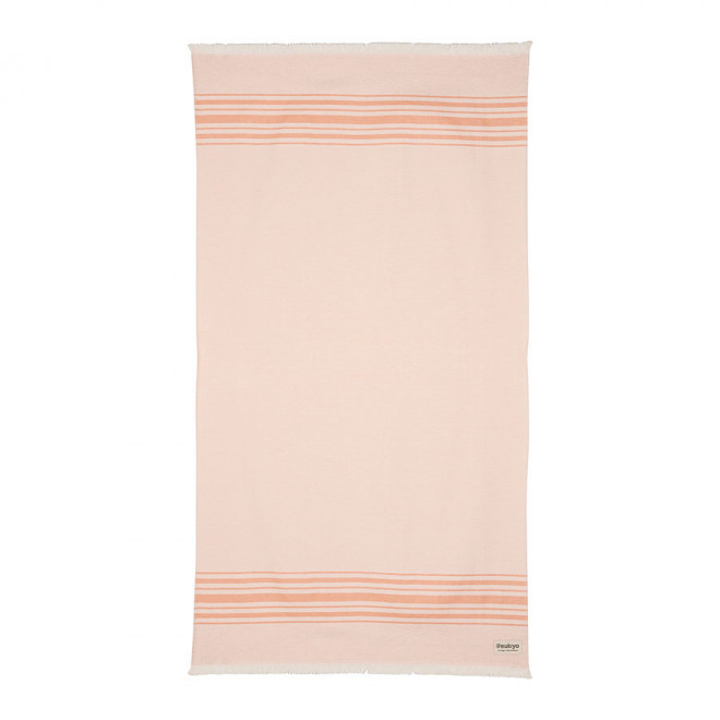 FOUTA PERSONNALISEÉ AWARE UKIYO® 'ELLIS' - rose