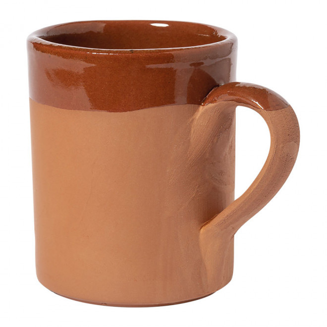TASSE PERSONNALISÉE EN ARGILE 'TURKU' - marron