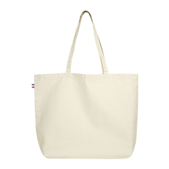 SAC SHOPPING PESONNALISÉ MADE IN FRANCE 'CELINE'  - naturel