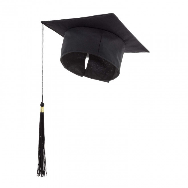 CHAPEAU DE DIPLOME ENFANT PERSONNALISABLE 'MASTER KID' - noir