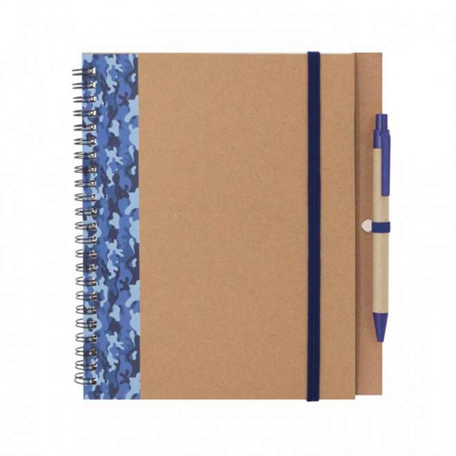 CARNET PERSONNALISABLE 'RAMSES ARMY' - camo bleu